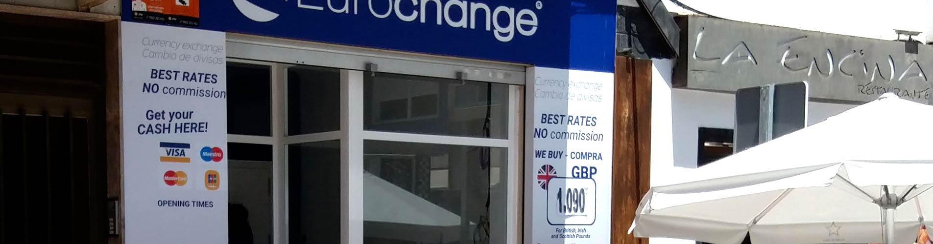 Money exchange office Calle Pedro Llorca in Torrevieja