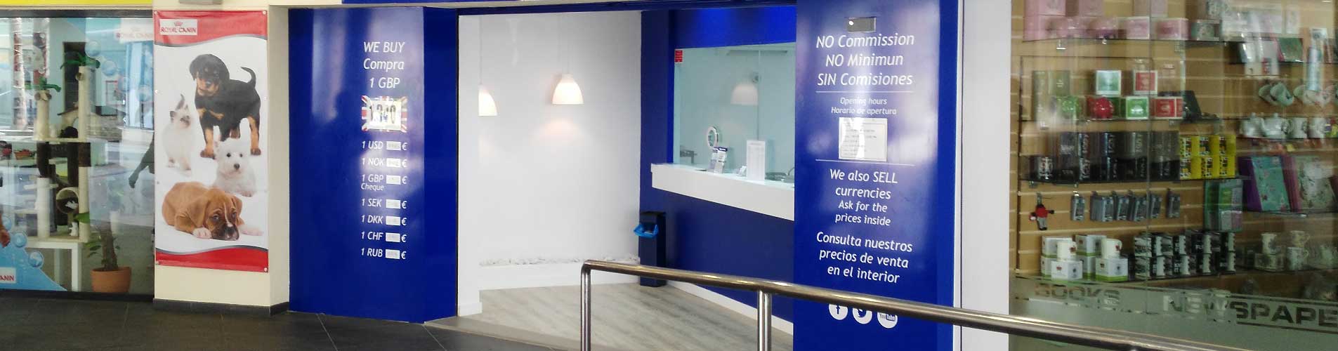 Money exchange office Calle Escorpiones in Punta Marina